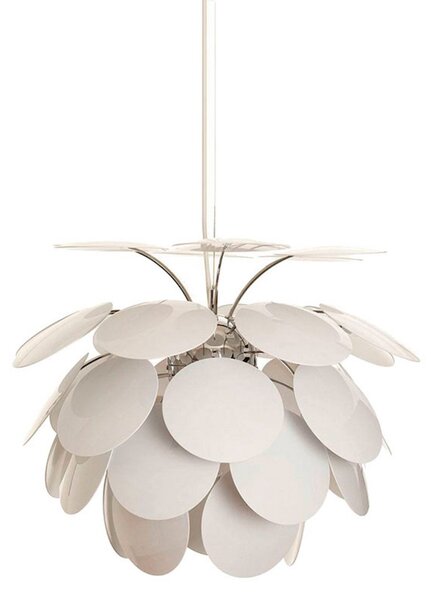 Lampada a sospensione MARSET, Discocó, dimmerabile, Bianco, Soggiorno, Plastica, Design