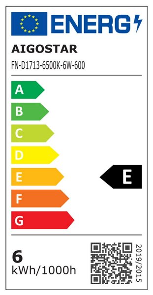 Barra Led 24W da 60cm prolungabile Bianco freddo 6500K confezione 4pz Aigostar