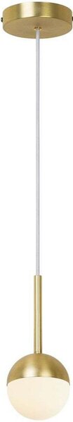 Lampada a sospensione Nordlux, Contina, dimmerabile, Dorato / Ottone, Soggiorno, Metallo, Design