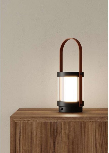 Lampade da tavolo Aromas del Campo, Bally, dimmerabile, Nero, Soggiorno, Vetro, Campagna / rustico