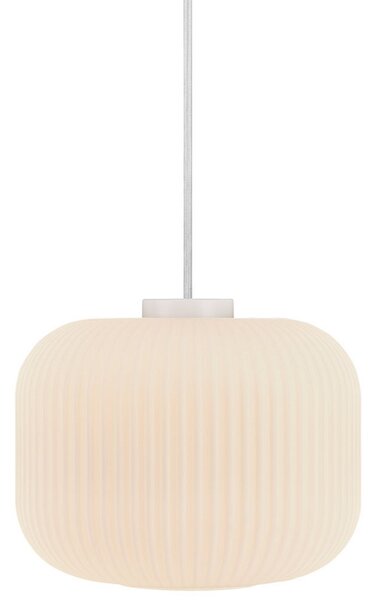 Lampada a sospensione Nordlux, Milford 30, dimmerabile, Bianco, Soggiorno, Vetro, Scandinavo