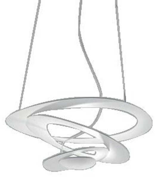 Lampada a sospensione Artemide, Pirce Micro, dimmerabile, Bianco, Soggiorno, Metallo, Design