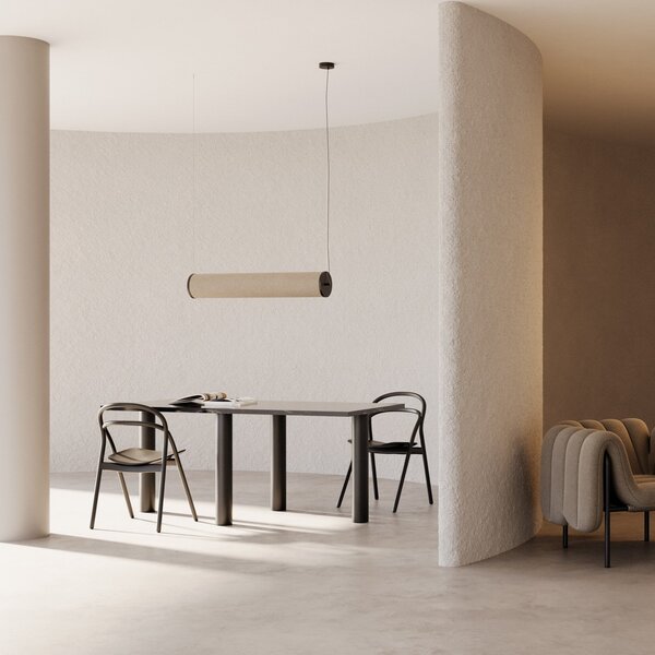 Lampada a sospensione Aromas del Campo, Nooi, dimmerabile, Beige, Camera da letto, Tessuto / Tessile, Scandinavo