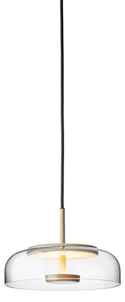 Lampada a sospensione Nuura Aps, Blossi 1, dimmerabile, Dorato / Ottone, Soggiorno, Vetro, Design