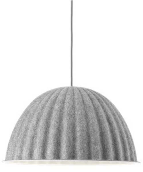 Lampada a sospensione Muuto, dimmerabile, Grigio, Sala da pranzo, Tessuto / Tessile, Scandinavo