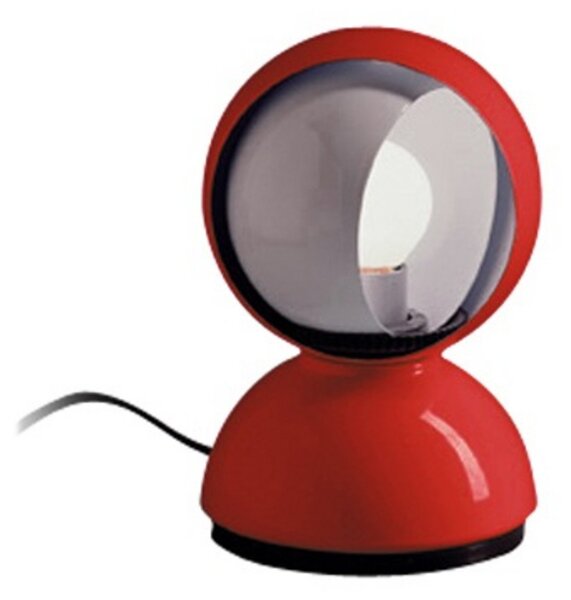 Lampade da tavolo Artemide, Eclisse, Rosso, Soggiorno, Metallo, Design