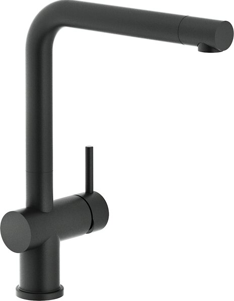 Nobili LIVE, Modello Standard, Colore Nero, Miscelatore monocomando, Attacco a muro, 3/8", Tipo L