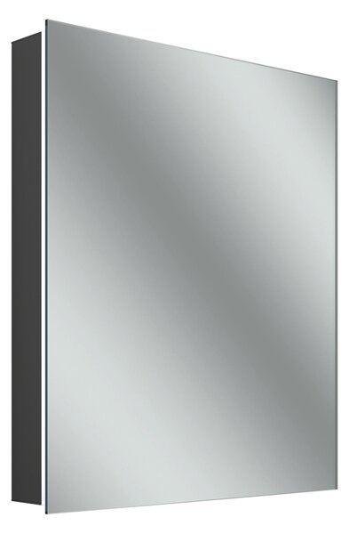 Schneider STYLE TW Armoire de toilette avec éclairage LED, 1 miroir double, prise à gauche, 51,5x71,5x12cm, 194.051.01.41, 194.051.01.41