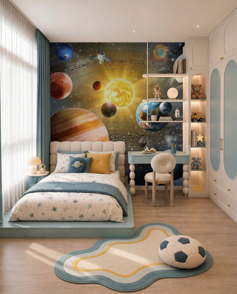 Carta da parati Spazio affascinante, sistema solare, Carta da parati Design, u97222d2 : Uwalls.it