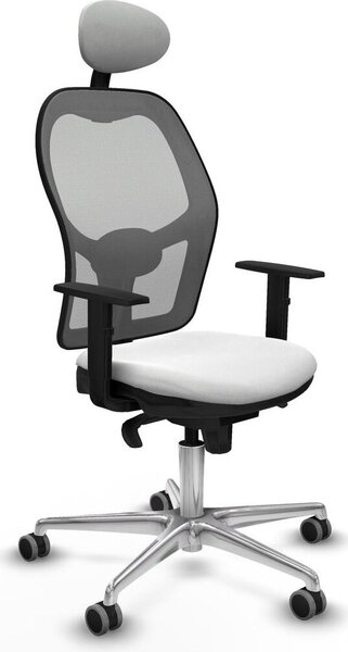 Sedia da ufficio con poggiatesta Jorquera Piqueras y Crespo 1D086G1 Bianco