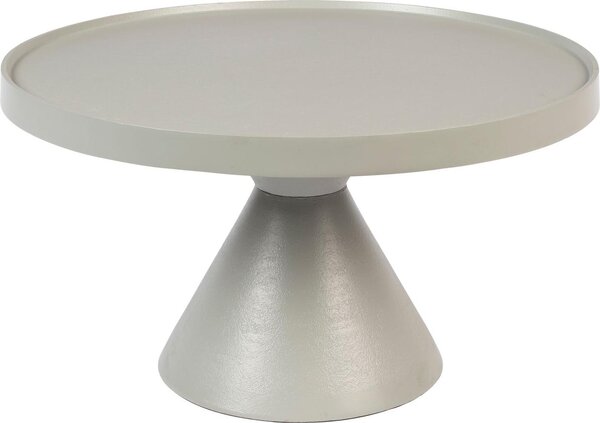 Tavolino Zuiver Floss in alluminio Ø60x33 cm