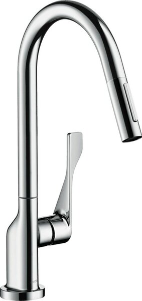 Hansgrohe Axor Citterio cromo Eco miscelatore per lavello con doccetta estraibile, 39832000