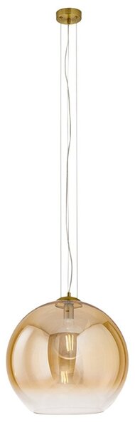 Lampadario vetro soffiato perenz planet 8526 am 45 e27 led ambra - Perenz