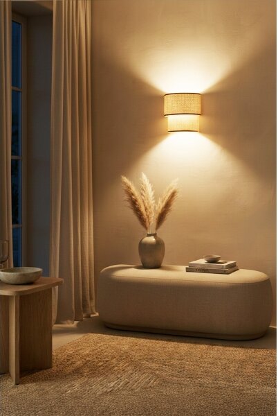 Brilagi - Lampada da parete LED BOHO ECO 1xE27/10W/230V beige