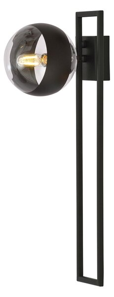 Plafoniera Moderna Perseo Acciaio Nero Mod3 1 Luce E14