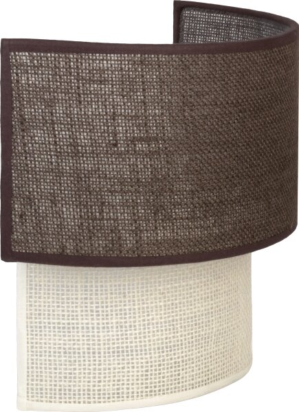 Brilagi - Applique LED BOHO ECO 1xE27/10W/230V marrone/crema