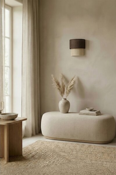 Brilagi - Applique LED BOHO ECO 1xE27/10W/230V marrone/crema