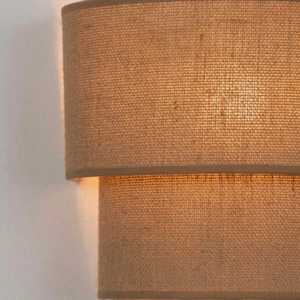 Brilagi - Lampada da parete LED BOHO ECO 1xE27/10W/230V beige