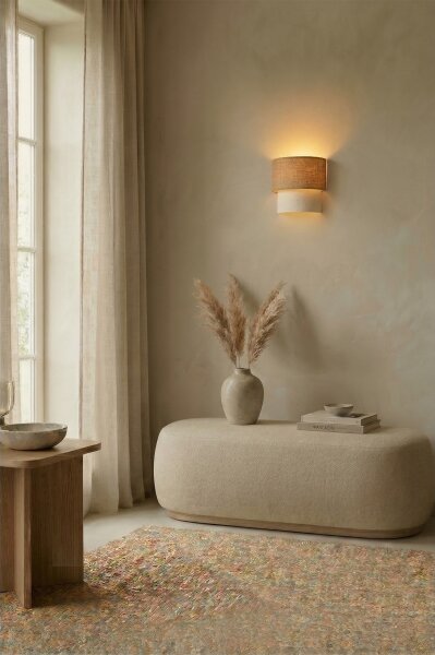 Brilagi - Lampada da parete LED BOHO ECO 1xE27/10W/230V beige/crema