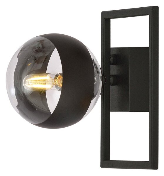 Plafoniera Moderna Perseo Acciaio Nero Mod5 Luce E14