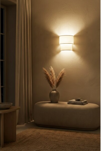 Brilagi - Lampada da parete LED BOHO ECO 1xE27/10W/230V crema
