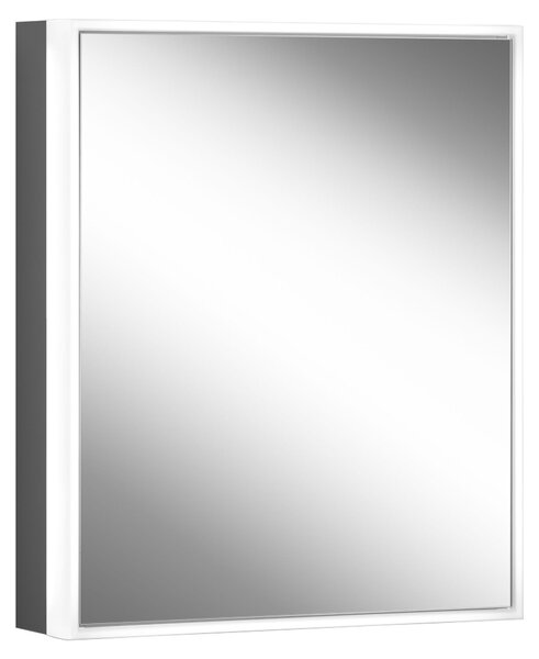 Schneider GLOW classic HCL Armoire de toilette, 1 porte 50cm, charnières à gauche, 525x158x731mm, éclairage périphérique, intensité variable en continu, 182.052.01.41, 182.052.01.41