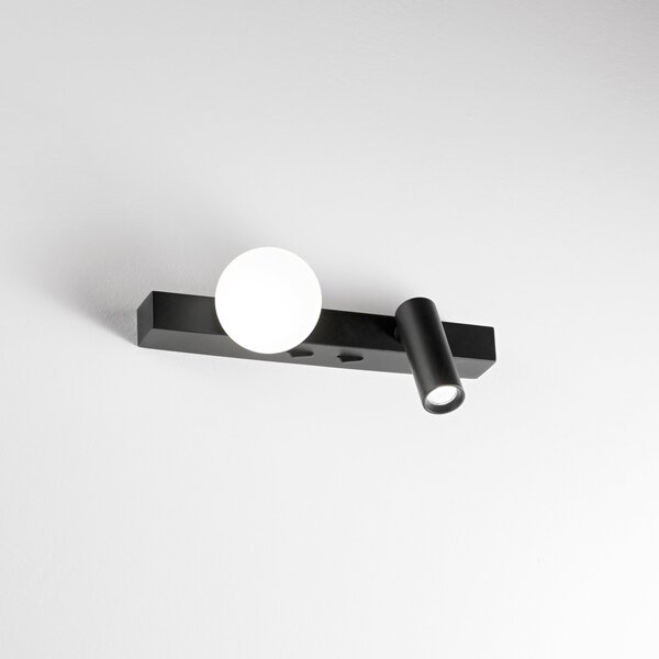 Applique Binomio Led 6W Luce Calda Ottone Dimmerabile Ideal Lux