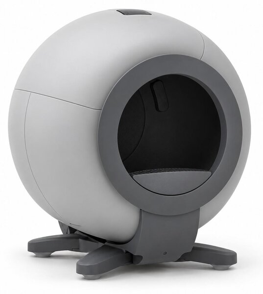 Lettiera autopulente Orbit – 65 litri – controllo tramite app – grigia