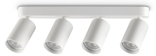 Plafoniera Collezione DYNAMITE 4 Luci GU10 Bianco Dimmerabile Ideal Lux
