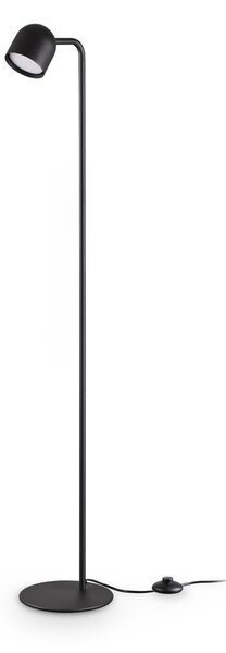 Lampada Da Terra Dodo 9W Luce Orientabile Nero Ideal Lux