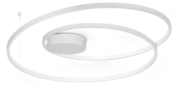 Lampada da Soffitto Collezione OZ LED 52W Luce Calda 3000K Bianco Ideal Lux