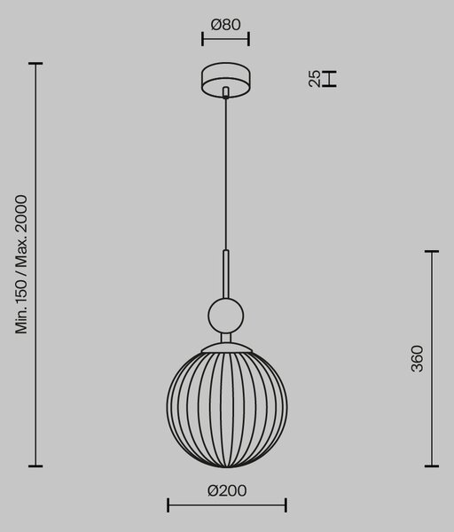 Sospensione Contemporanea Tavo Pietra Calcarea Beige 1 Luce E27