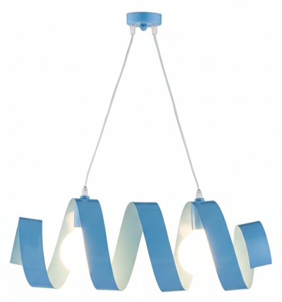 Sospensione Helix 2 Luci Blu LuceArt Classic
