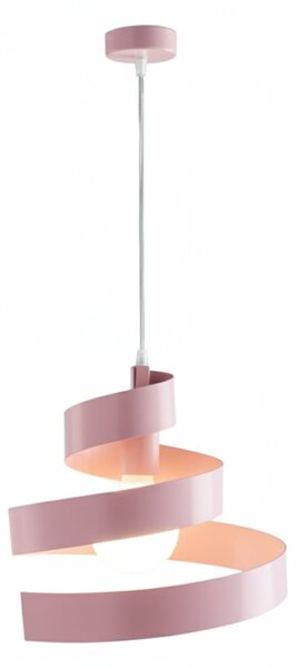 Sospensione Helix 1 Luce Rosa e Bianco LuceArt Classic