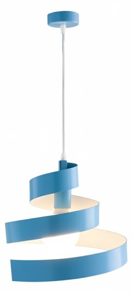 Sospensione Helix 1 Luce Blu e Bianco LuceArt Classic
