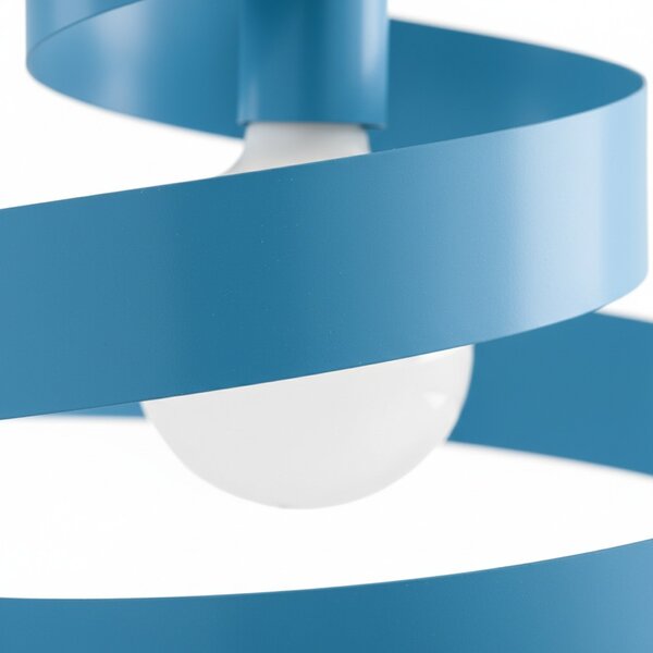 Sospensione Helix 1 Luce Blu e Bianco LuceArt Classic