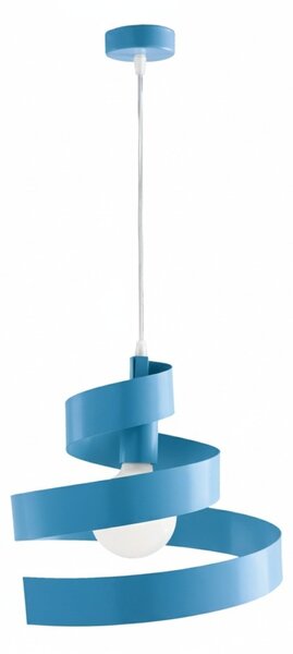 Sospensione Helix 1 Luce Blu e Bianco LuceArt Classic
