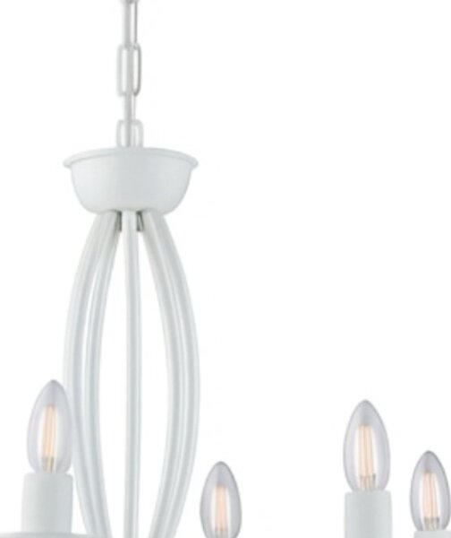 Lampadario Rustico Botte 8 Luci Bianco LuceArt Classic