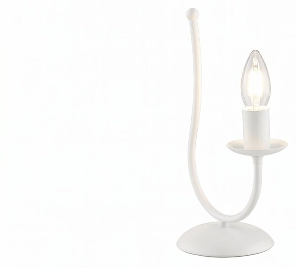 Lampada da Tavolo Botte 1 Luce Bianco LuceArt Classic