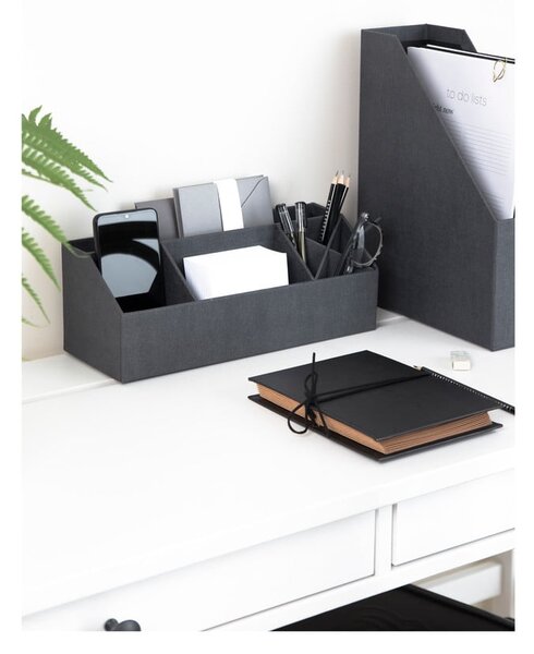 Organizer in cartone per cancelleria Elisa Canvas Paper Laminate – Bigso