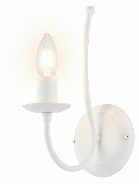 Applique Rustica Botte 1 Luce Bianco LuceArt Classic