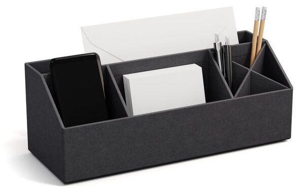 Organizer in cartone per cancelleria Elisa Canvas Paper Laminate – Bigso