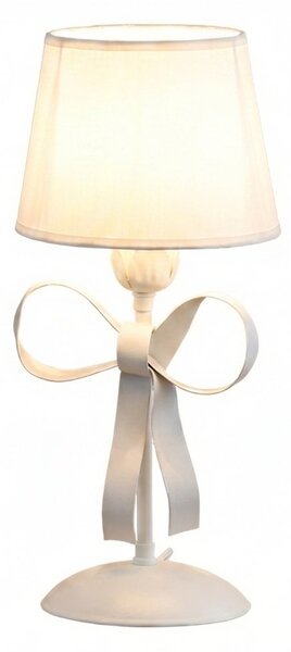 Lampada da Tavolo Shabby Chic Lucy 1 Luce Bianco LuceArt Classic