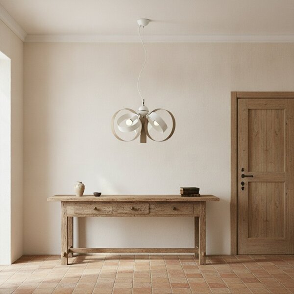 Sospensione Bolla 3 Luci Bianco LuceArt Classic
