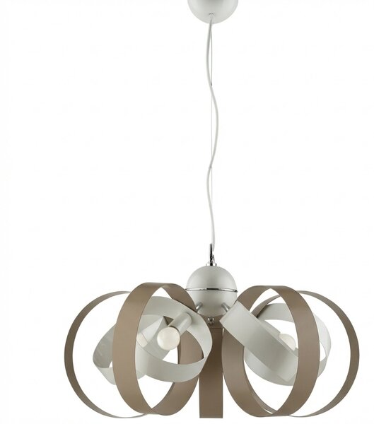 Sospensione Bolla 5 Luci Bianco LuceArt Classic