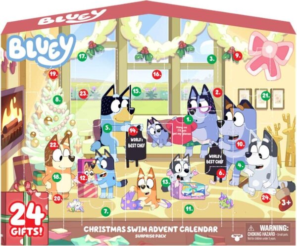 Moose Toys 300182 Calendario dell'avvento BLUEY