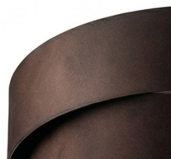 Sospensione Astro 2 Luci Marrone e Nero LuceArt Classic