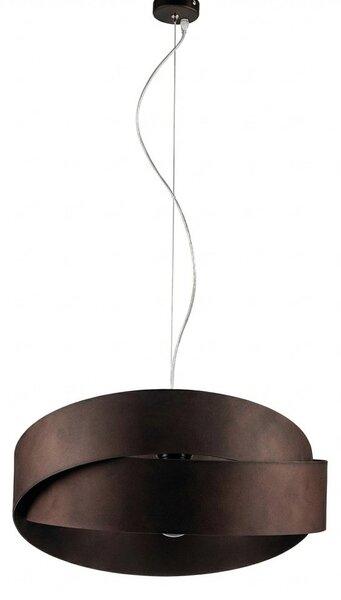Sospensione Astro 2 Luci Marrone e Nero LuceArt Classic