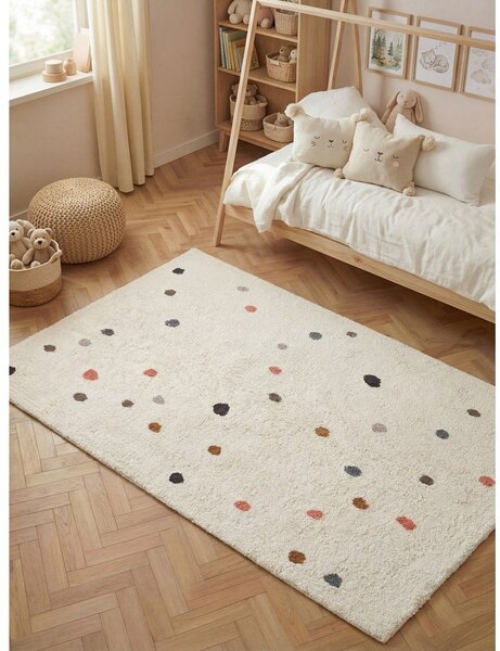 Tappeto per bambini color crema in cotone lavabile/tessuto a mano 140x200 cm Snuggle Pippo – Hanse Home