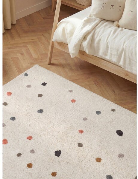 Tappeto per bambini color crema in cotone lavabile/tessuto a mano 140x200 cm Snuggle Pippo – Hanse Home